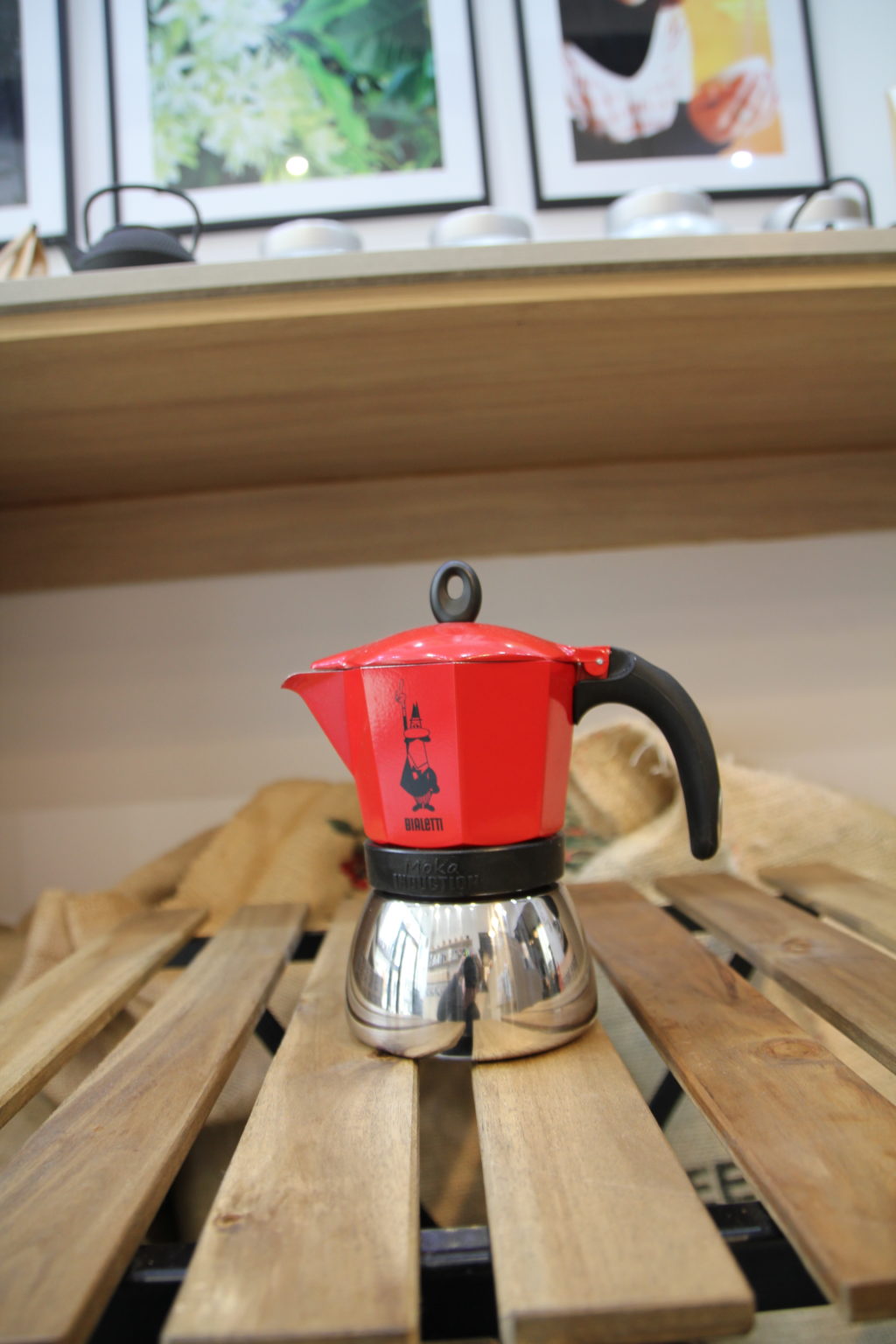 Cafetière Italienne Bialetti Induction 6 tasses aussi pour Gaz
