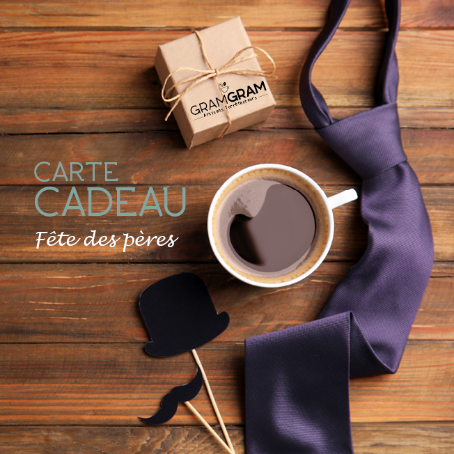 Carte Cadeau Café-Fête des Pères - GRAMGRAM Cafés, Torréfaction Artisanale  à Paris
